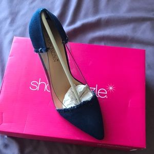 Jean heels by shoe dazzle